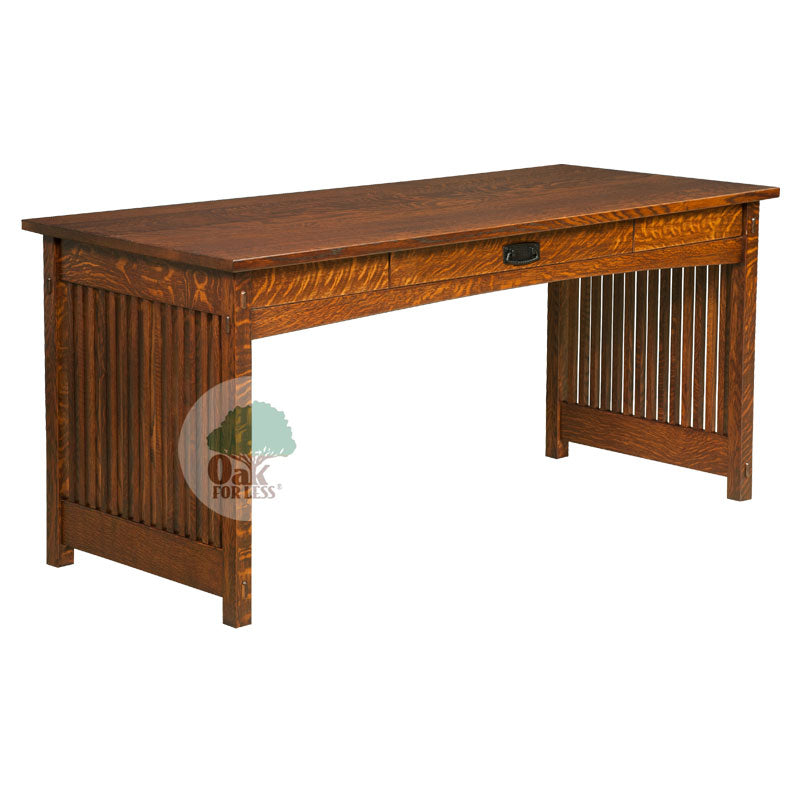 Amish made Mission Work Desk with 1 drawer| Oak For Less® Furniture & Amish Furniture Creations ™