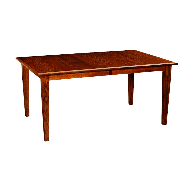 Amish made Classic 4 Leg Table in Solid Quartersawn Oak and Michael&