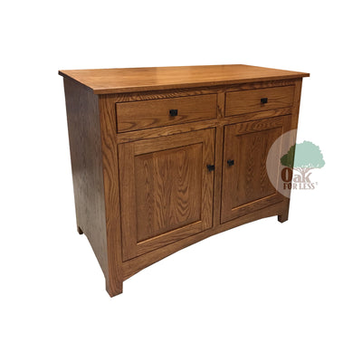 Amish made Classic Oak Buffet 40" w - Oak For Less® Furniture