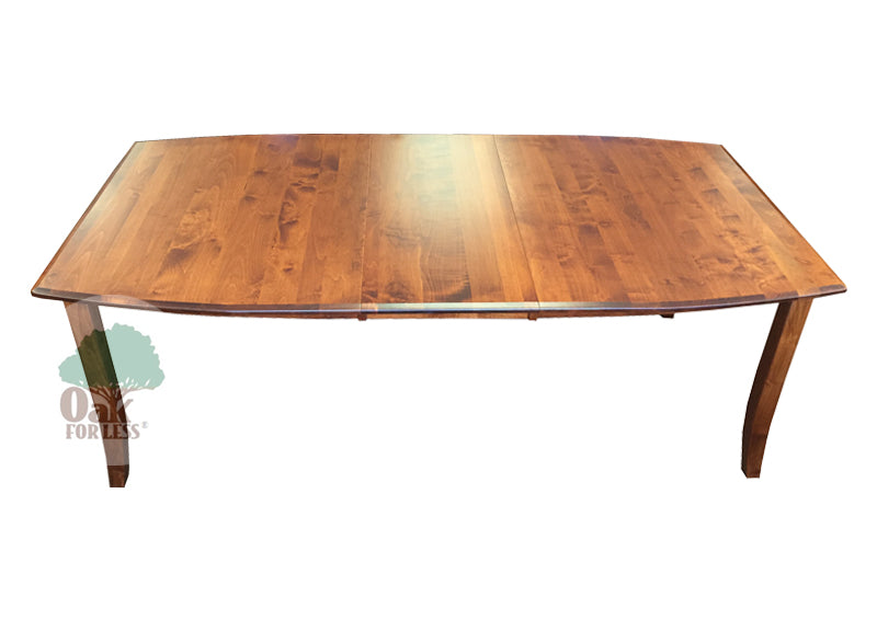 Amish made Hatfield Table in Solid Brown Maple - top view - Oak For Less® Furniture