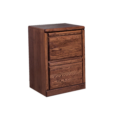 FD-1032 - Contemporary Oak 2 Drawer Letter-Legal Size File in fd-chestnut finish - Oak For Less® Furniture