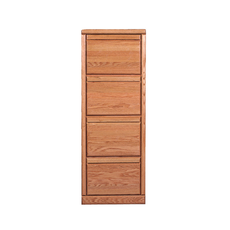 FD-1034 - Contemporary Oak 4 Drawer Letter-Legal Size File - Oak For Less® Furniture