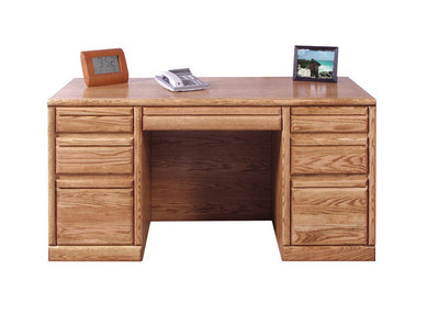 FD-1048 - Contemporary Oak 60" Executive Desk - Oak For Less® Furniture