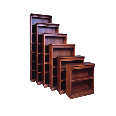 FD Mission Oak Bookcases 24" wide in different heights - Oak For Less® Furniture