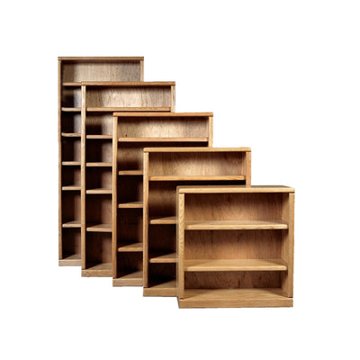 FD Contemporary Oak Bookcases 30” wide in different heights - Oak For Less® Furniture