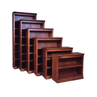 FD Mission Oak Bookcases 36” wide in different heights - Oak For Less® Furniture