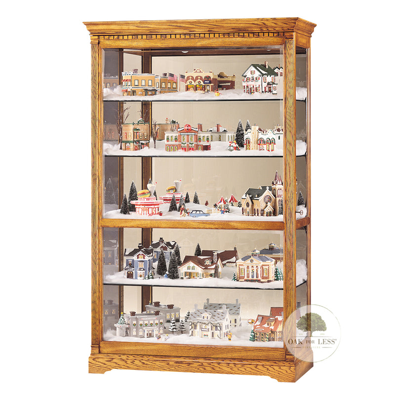 HM-680-237 - Parkview Curio - Oak For Less® Furniture