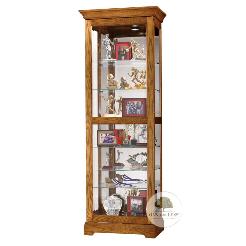 HM-680-471 - Moorland Curio - Oak For Less® Furniture