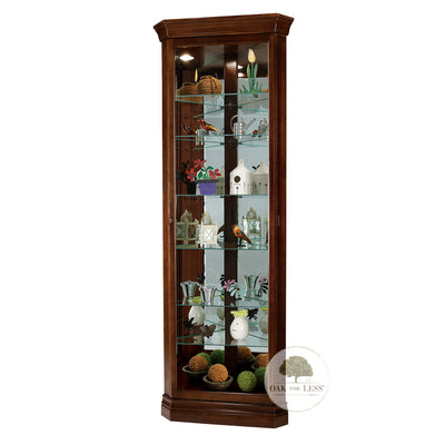 HM-680-483 - Drake Corner Curio - Oak For Less® Furniture