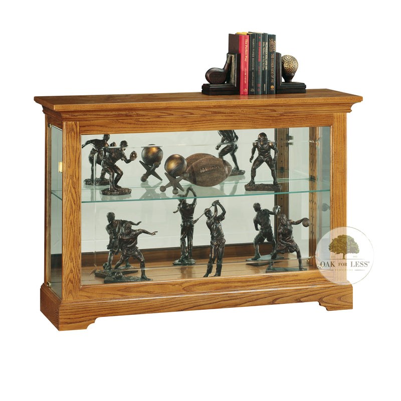 HM-680-535 - Burrows Console Curio - Oak For Less® Furniture