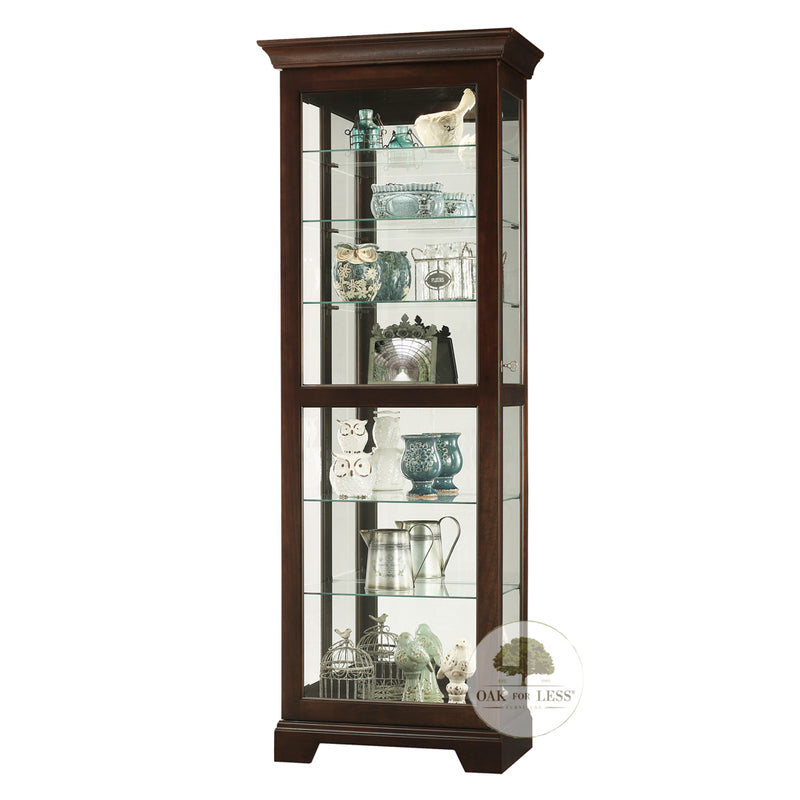 HM-680-577 - Martindale II Curio - Oak For Less® Furniture