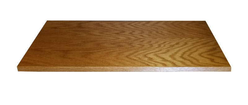 new flat front shelf trim style for OD Traditional Oak Bookcases - Oak For Less® Furniture