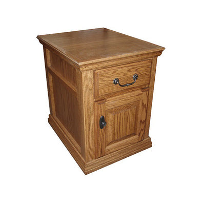 OD-O-T250 - Traditional Oak Fully Enclosed End Table - Oak For Less® Furniture