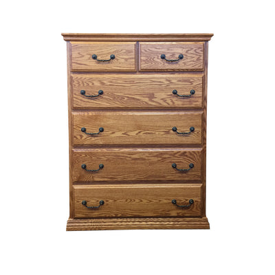 OD-O-T451 - Traditional Oak 6 Drawer Chest - Oak For Less® Furniture