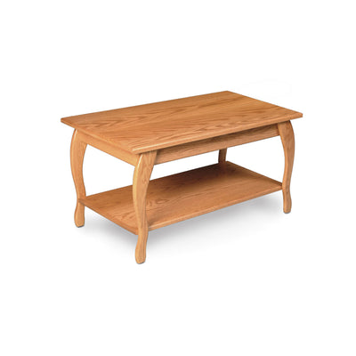 Amish made Anne Marie Coffee Table - Oak - Oak For Less® Furniture