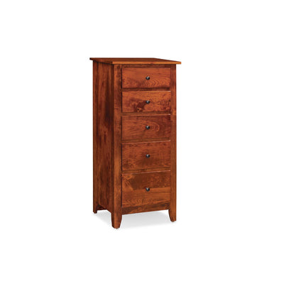 Amish made Shenandoah 5 Drawer Lingerie Chest - Oak For Less® Furniture